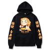 Demon Slayer Hoodie Kimetsu No Yaiba Nezuko Cosplay Sweatshirt Unisex Winter Warm Oversized Pullover