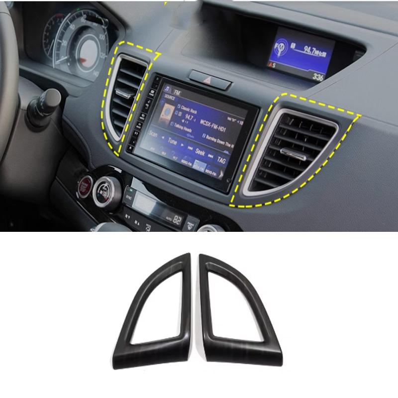 For Honda CRV CR-V 2012 2013 2014 2015 2016 ABS peach wood Car Armrest Door handle Window Glass Lift Switch Panel Cover Trim