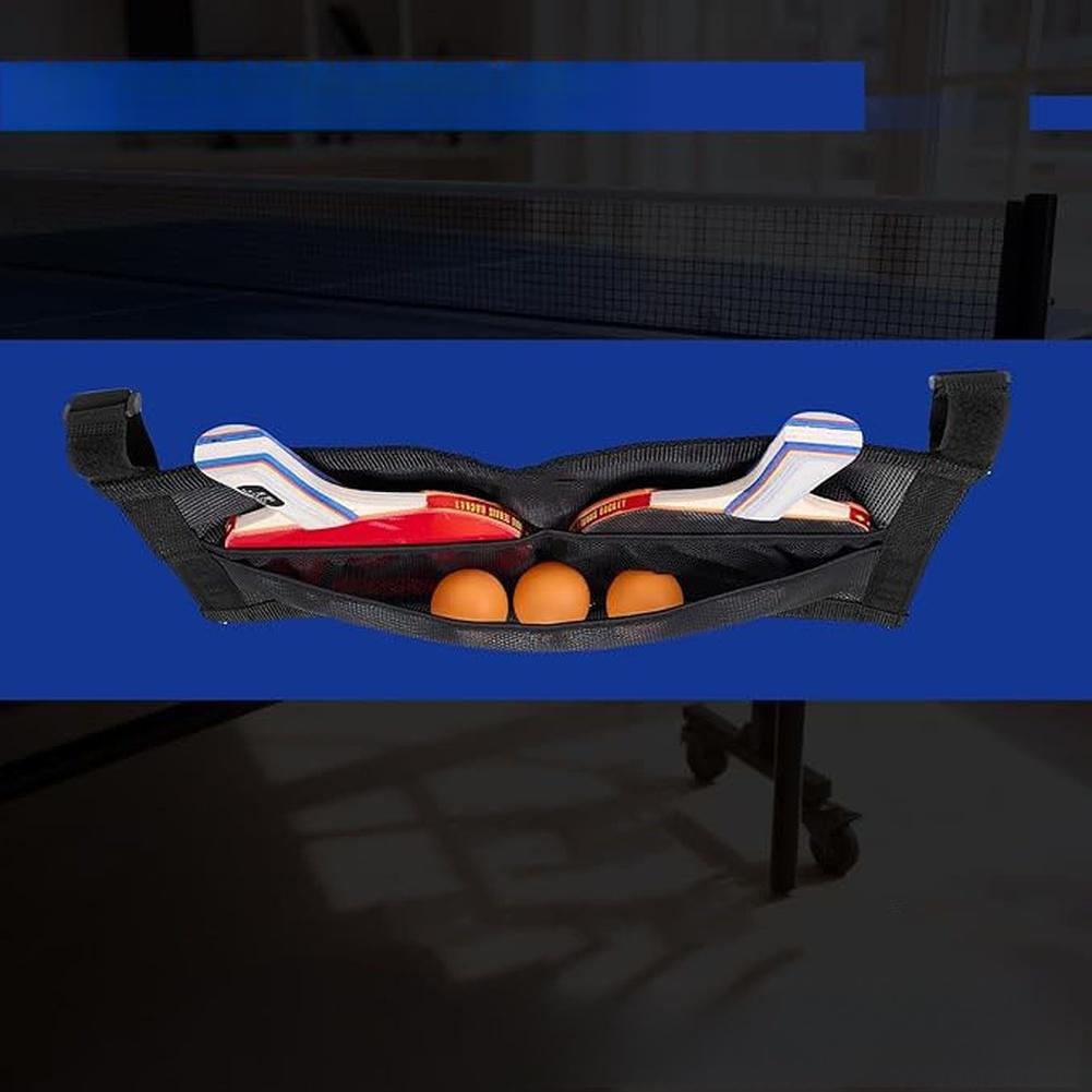Table Tennis Racket and Ball Storage Bag with Open Mesh Design Efficient Organizer for Training and Recreational Play