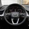 For Audi  A3 A4 B8 8P B9 8V A5 A6 C7 A7 Q3 Q5 Q7 Automobile Steering Wheel Logo Bright Frame Strip Electroplated Emblem