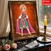 Disney DIY Pearl Art Painting Anna In Frozen’s Coronation Style Home Wall Decoration Pearl Gemstone Painting Pictures Crafts Home Decoration