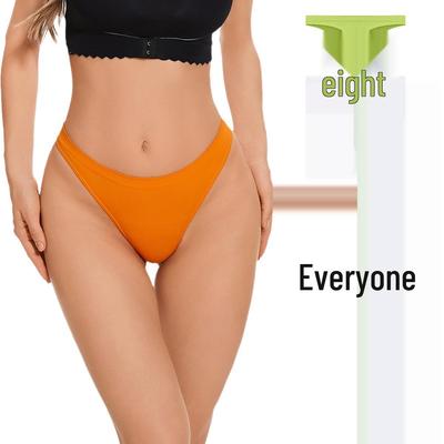 Low-Rise Sexy Seamless Triangle Thong Panties for Women - Breathable European & American Style