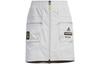 Cargo Short Skirts Women's Light Gray Moderate Short Cargo Skirt IK3481