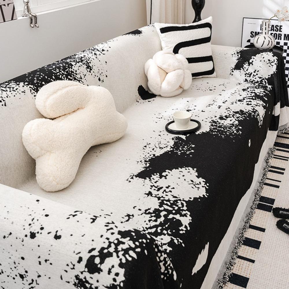 

2024 новый чехол на диван для гостиной, цельный тканевый чехол-полотенце, полный чехол из шенилла, защита от царапин кошек, универсальный чехол на диван для четырех сезонов 180*300cm