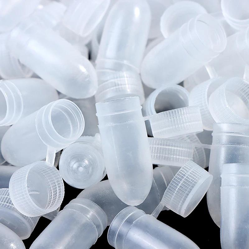 100Pcs/Lot Portable Mini Capsule Organizer Portable Flip Lid Transparent Capsule Storage Containers Pill Box Holder Pill Case