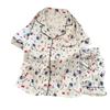 Summer New Pajamas Women's Short-sleeved Shorts Thin Cloud Cotton Cartoon Cute Large Size Korean Version Loungewear