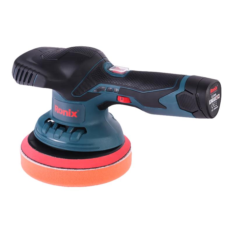 Ronix Cordless Eccentric Car Polisher CN plug (adapter included) 125mm Pad