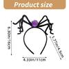 Halloween Parties Essential Headbands Comfortable Festival Halloween Headgears with Spders for Parties Fun