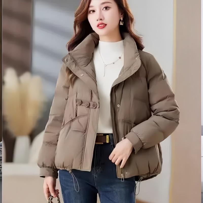 

Warm down jacket women s style short winter new fashion warm and thin coat tide S recommends 85-50kg