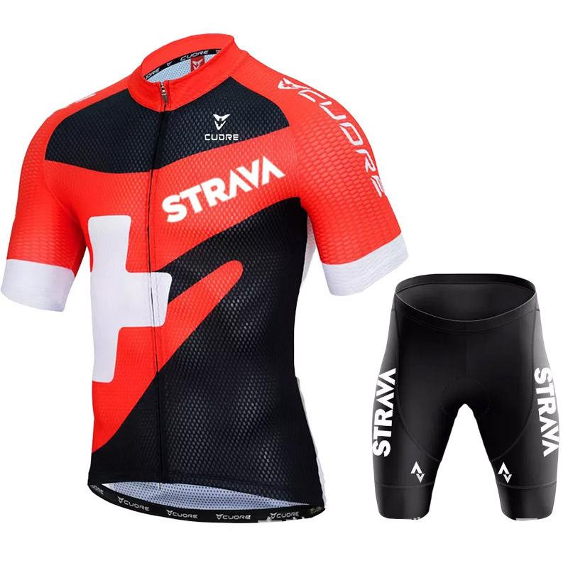 2026 Summer Breathable Suit Cycling Suit Mountain Bike Road Race Cycling Suit Cycling Suit Short Sleeve Suit Team Edition XS