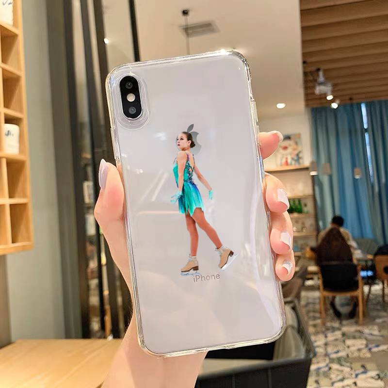 Александра Трусова Чехол для телефона iPhone 11 12 Mini 13 14 15 Pro XS Max X Plus SE XR Прозрачный чехол iPhone13mini