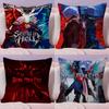 Famous Anime D-Devil May Cry   Cushion Cover Pillowcase Upholstery Sofa Throw Pillow Home Decor Pillowcas