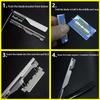 Manual Shaver for Men Barbershop Razor Stainless Steel Shank Is Easy To Use Safety Razor 1Pcs Shaving Razor with 10pcs Blades