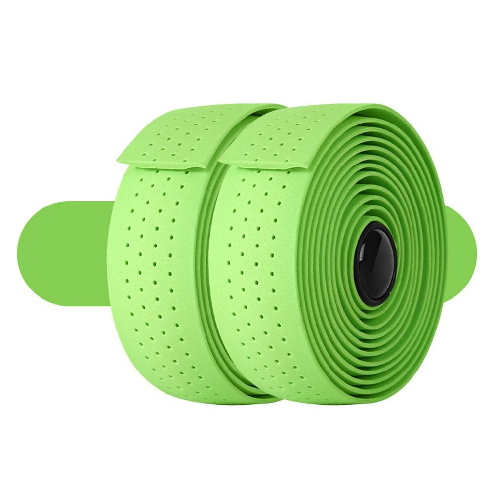 2 Rolls Anti-Vibration Bike Handlebar Tape Sweat Absorbing PU EVA Bike Bar Tape Anti-fouling Breathable Bicycle Handle Bar Tape