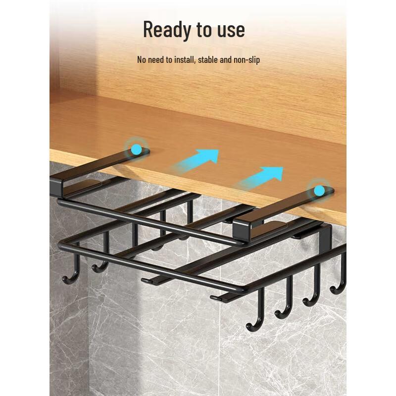 HANDUNYOU Cabinet Hanging Storage Rack