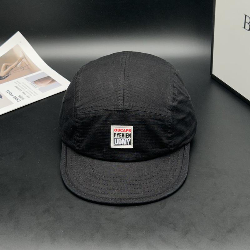 Patch Label Five-piece Short-brimmed Baseball Cap for Men and Women, Simple Casual and Versatile Sunshade Cap, New Spring and Summer Models
