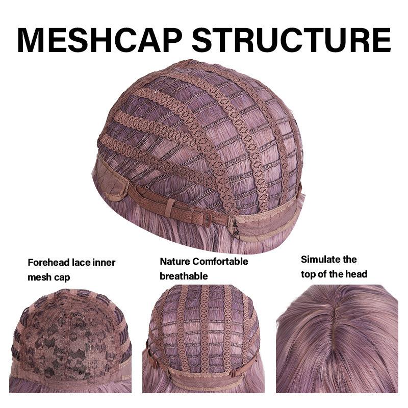 Roman-style double ponytail wig, cosplay anime wig