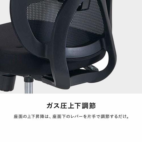 Plus Plus Office Chair Desk Chair Mesh NEXIS M01 KC-NX65SL Black 601628