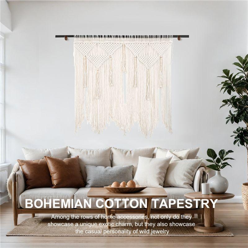 Good-Macrame Wall Hanging Handwoven Bohemian Cotton Rope Boho Tapestry Home Decor