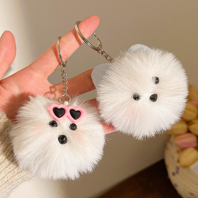 1PC Plush Backpack Car Decor Key Ring Cute Charms Bag Pendant Accessories Doll Pendant