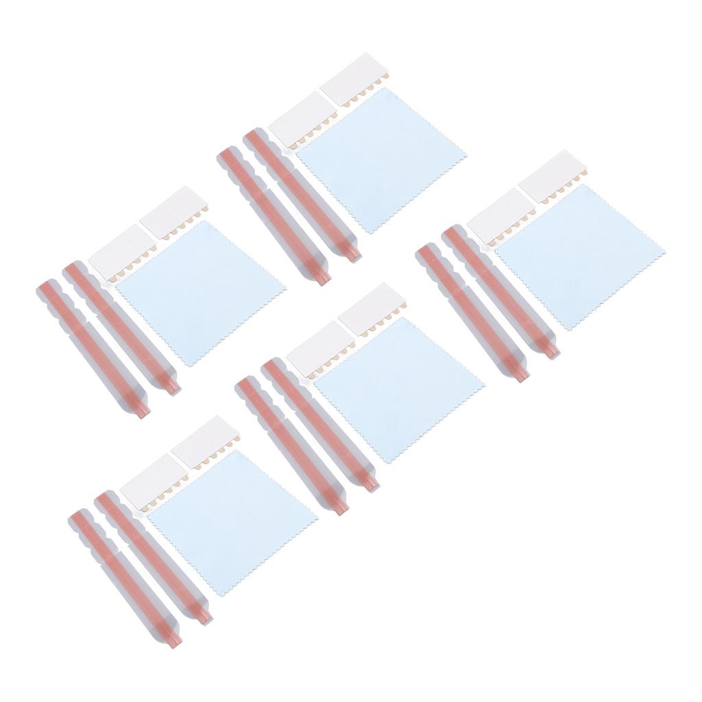 5 Set Privacy Filter Adhesive Strips Double Sided Adhesive Strips with Plastic Slide Mount Holder Ta
