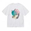 Women's All-Season Fashion Classic T-Shirt Colorful Flower Bouquet Design Tee