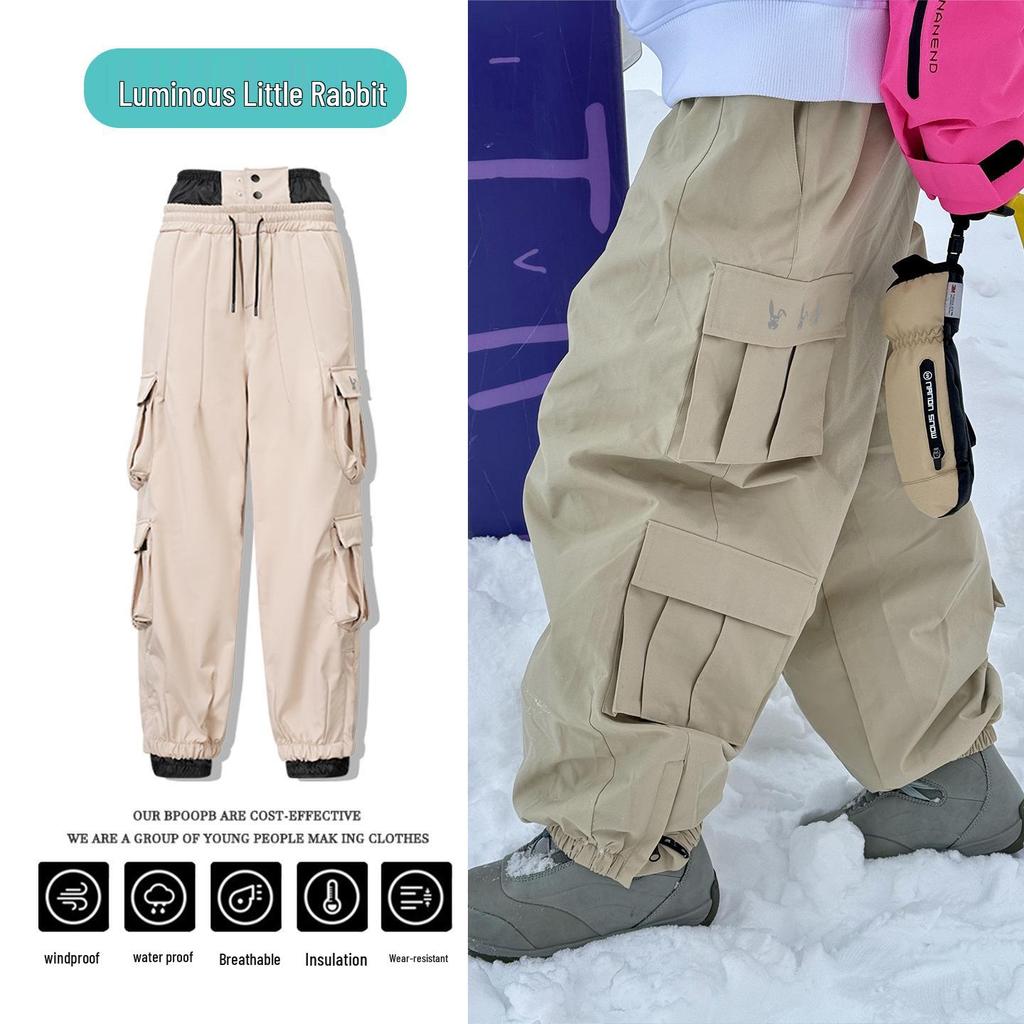 Popular Pitaya Ski Suit: Couple-Style Fleece-Lined Hooded Jacket, Windproof & Waterproof for Ski Resorts