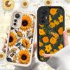 Krásné pouzdro se slunečnicemi pro Xiaomi Poco F7 F6 F5 F4 F3 M5s C65 C75 C71 X7 X6 X5 X4 GT X3 NFC M7 M6 Pro 4G 5G Měkký zadní kryt