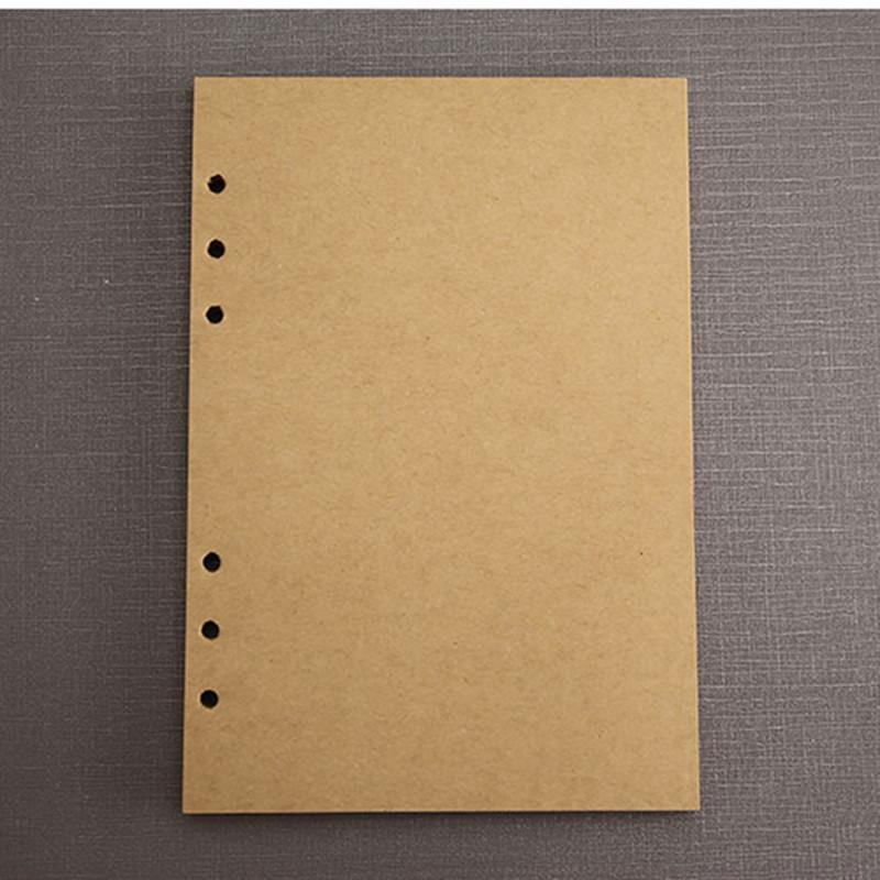 

45 листов/90 страниц блокнот на кольцах Вставки Заправки 6 отверстий Листы для заметок Журналы A5 A6 A7 Спиральный дневник Планировщик Внутренние листы A6 95x172mm