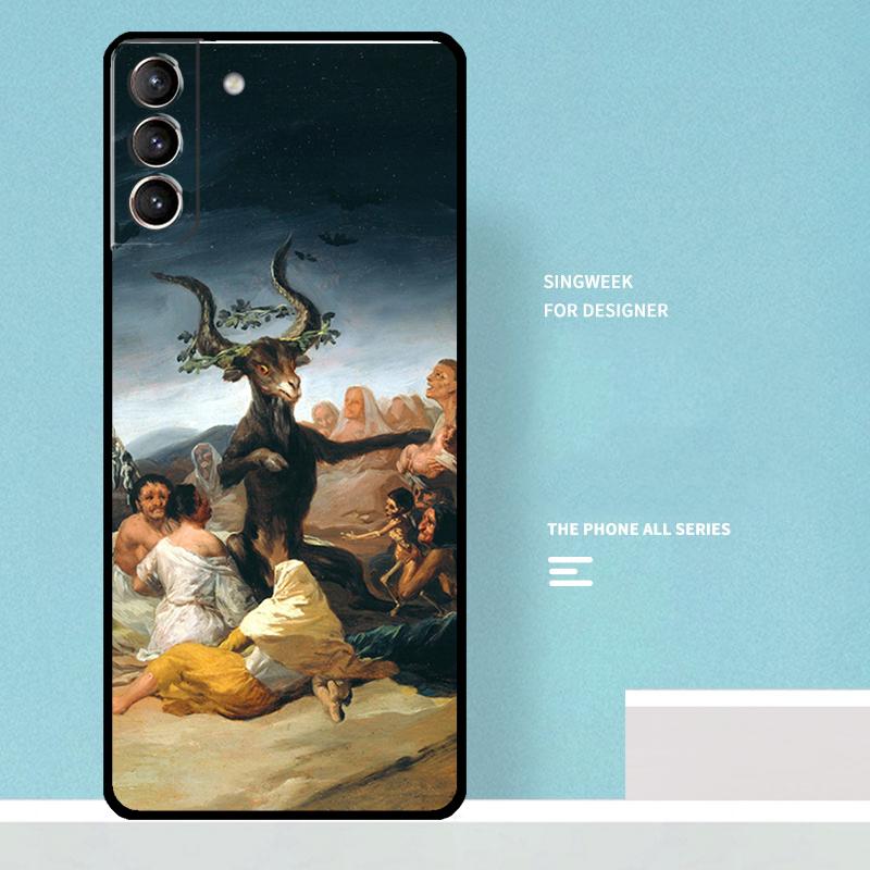 Francisco Goya Paintings Phone Case For Samsung Galaxy S24 Ultra S23 S22 Plus S21 S20 FE S8 S9 S10 Note 10 20 Cover
