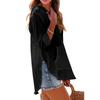 Langarmshirts für Damen Lässige V-Ausschnitt T-Shirts Leichte Pullover Tops Kapuzenpullover Sweatshirts Strand-Überwurf