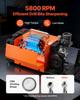 Drill Bits Sharpener MR-13A, 3-15mm Drill Bit Grinder Sharpener with 95°-135° Adjustable Point Angle, 4600RPM High Speed Re-Sharpening Machine with 13