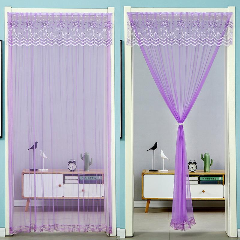 Perdea Ușă Partiție Plasă de Țânțari Bandă Magică Perdea Ușă cu Plasă Fără Găurire Perdea Dantelă Perdea Partiție Dormitor Toate Sezoanele