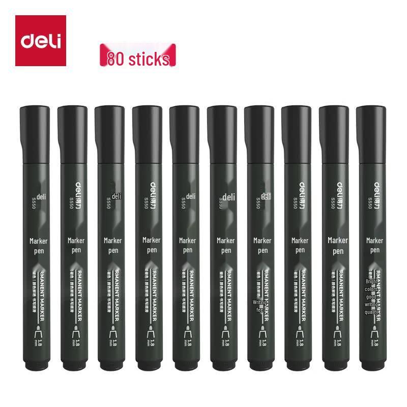 Deli S550 Oil-Based Bold Tip Marker Pen