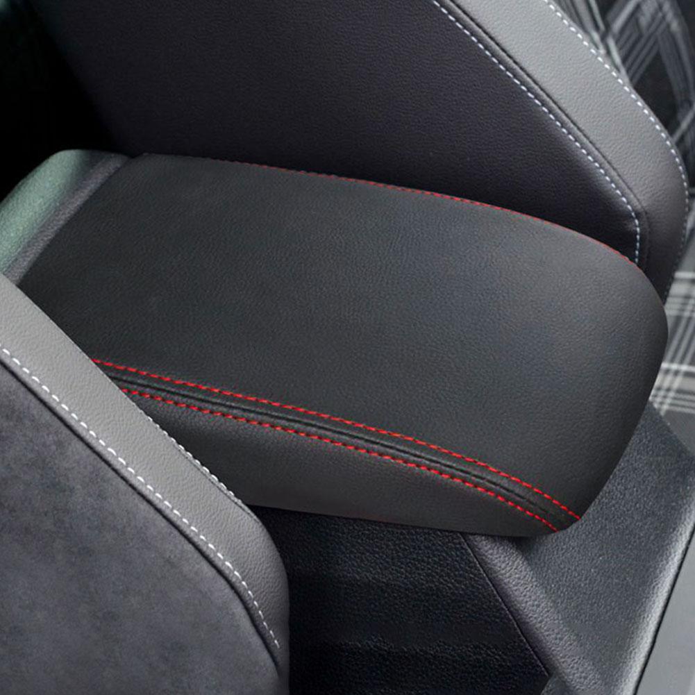 For VW Golf 7 MK7 2012 -2019 Car Armrest Box Protective Leather Cover Elastic Version Central Control Interior Parts