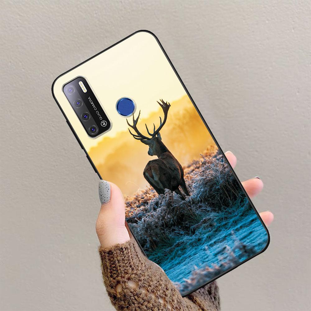 For Tecno Pouvoir 4 Case Soft Silicon Phone Cover For Pouvoir 4 Case For For Tecno Pouvoir 4 Cover Coque Bumper Fashion Cute