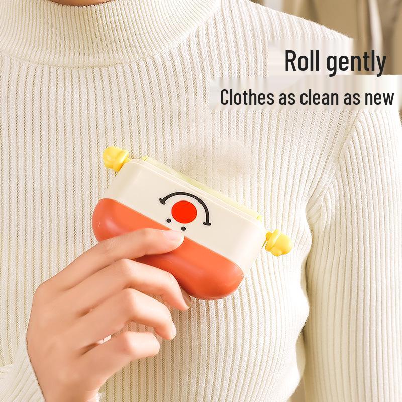 Compact Reusable Lint Roller & Sweater Hair Remover - Two-in-One Household Tool