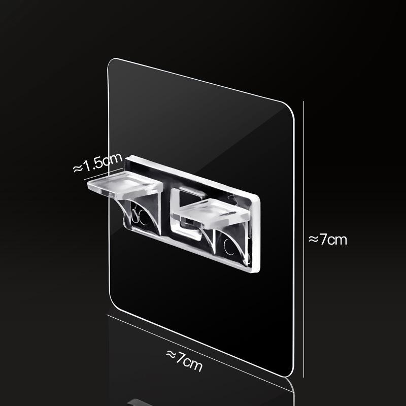 

Поддержка ламината Без перфорации шкаф для одежды пленка фиксированный кронштейн перегородка опора гвоздь фиксированный многослойная опорная пластина несущий крюк