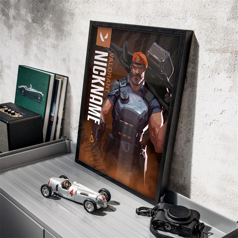 Game Valorant Character Nicknname Picture For Room Living Wall Art Home Decor Canvas Painting Print Poster Game Enthusiasts Gift