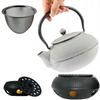 Kettle Cast Iron 1.5 L Infuser Tea Strainer Cast Iron Warmer