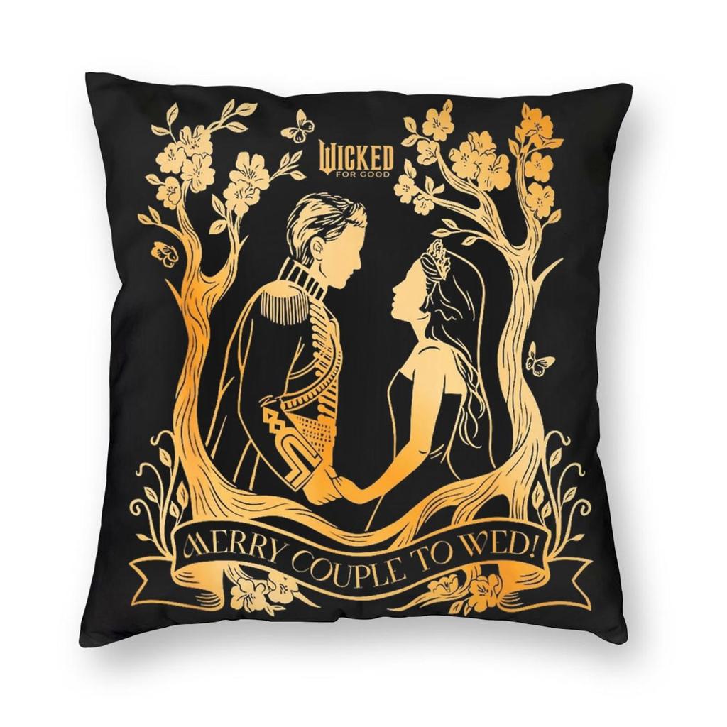 Wicked For Good Glinda Pillowcase Soft Polyester Cushion Cover Decor Throw Pillow Case Cover Home Square cm