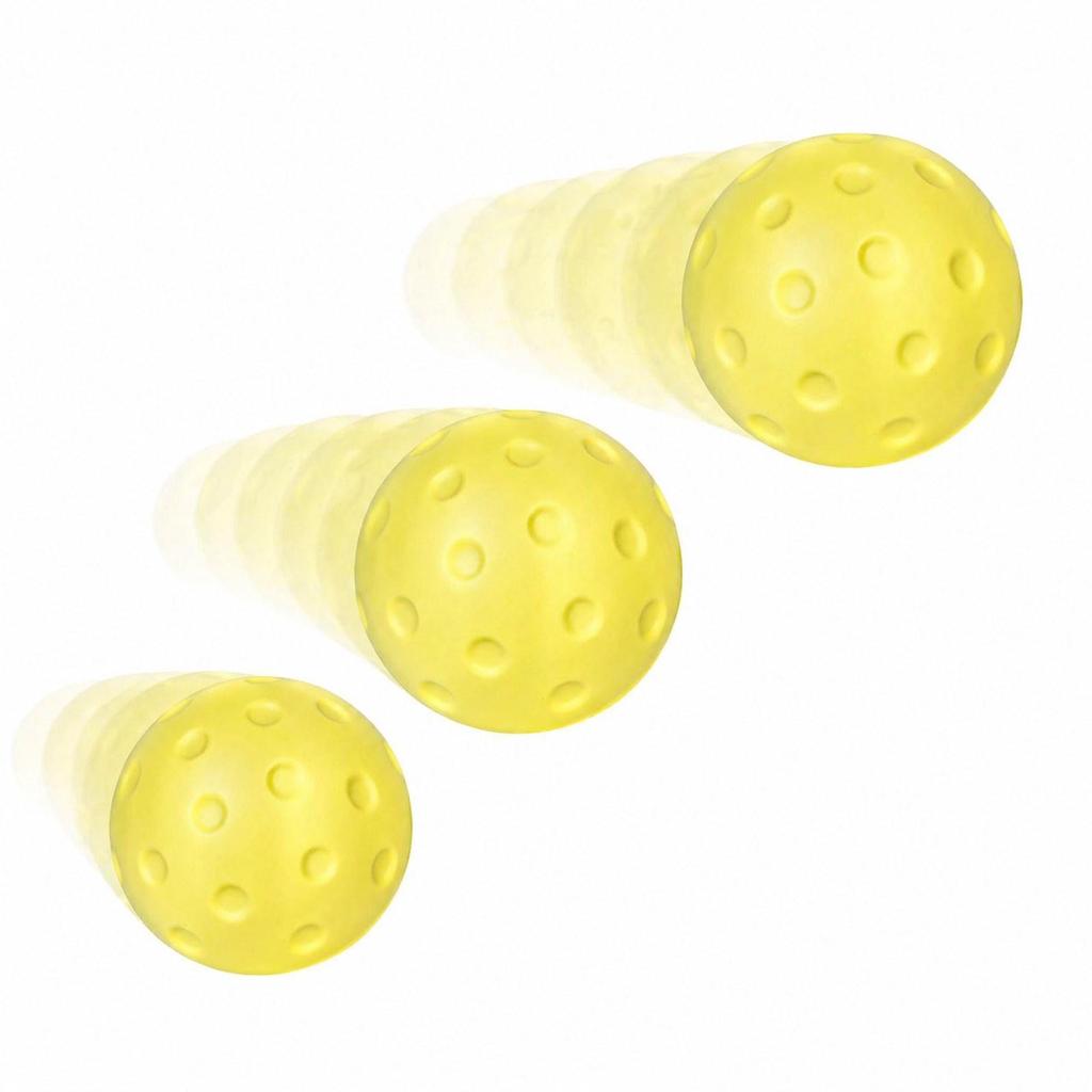 3Pcs Foam Pickleball Balls Sturdy Professional Home Soft Noise Reducing 74mm