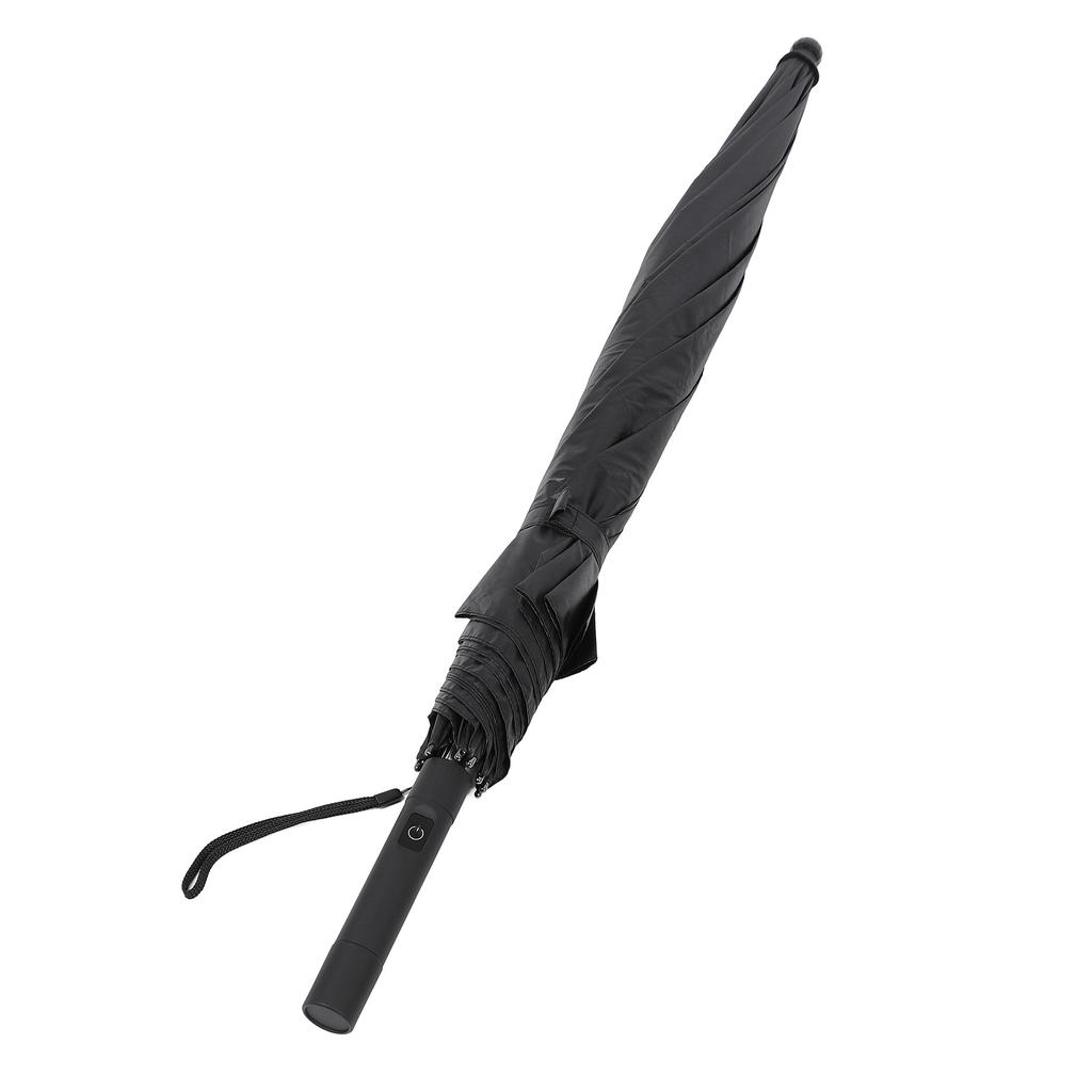 Portable Umbrella with Fan USB Rechargeable 2600mAh Power Bank Sun and Rain Umbrella Folding