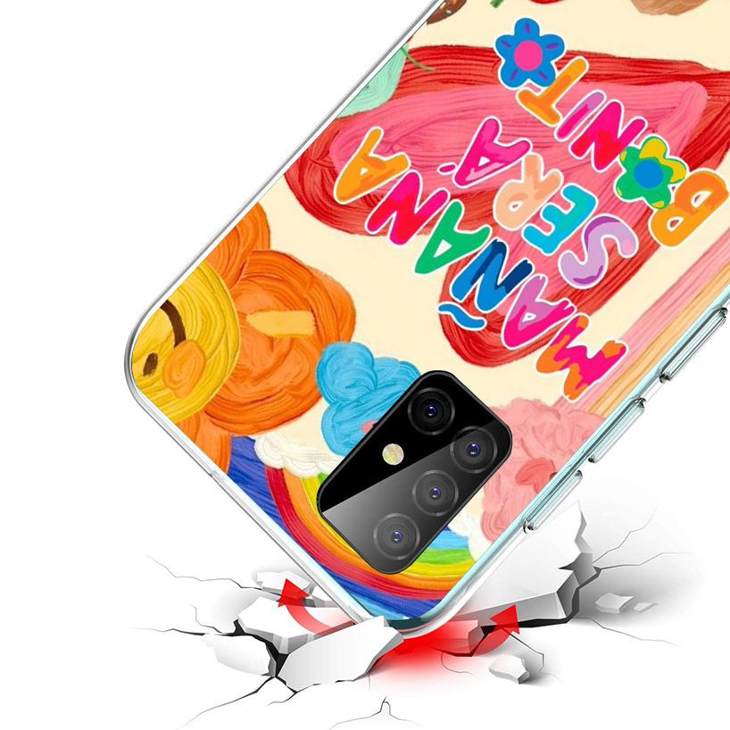 Karolg M-Manana Sera B-Bonito Phone Case For Samsung Galaxy A52 A32 A22 A12 A51 A31 A50S A30S A20S A10S Note 20 Ultra 10 Plus S1
