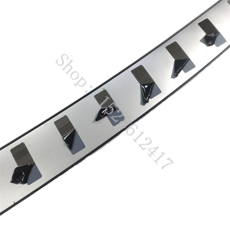 For Mercedes-Benz GLC X253 2016 2017~2022 Stainless Steel Car Rear Bumper Protector Sill Trunk Tread Plate Trim Car Accessories