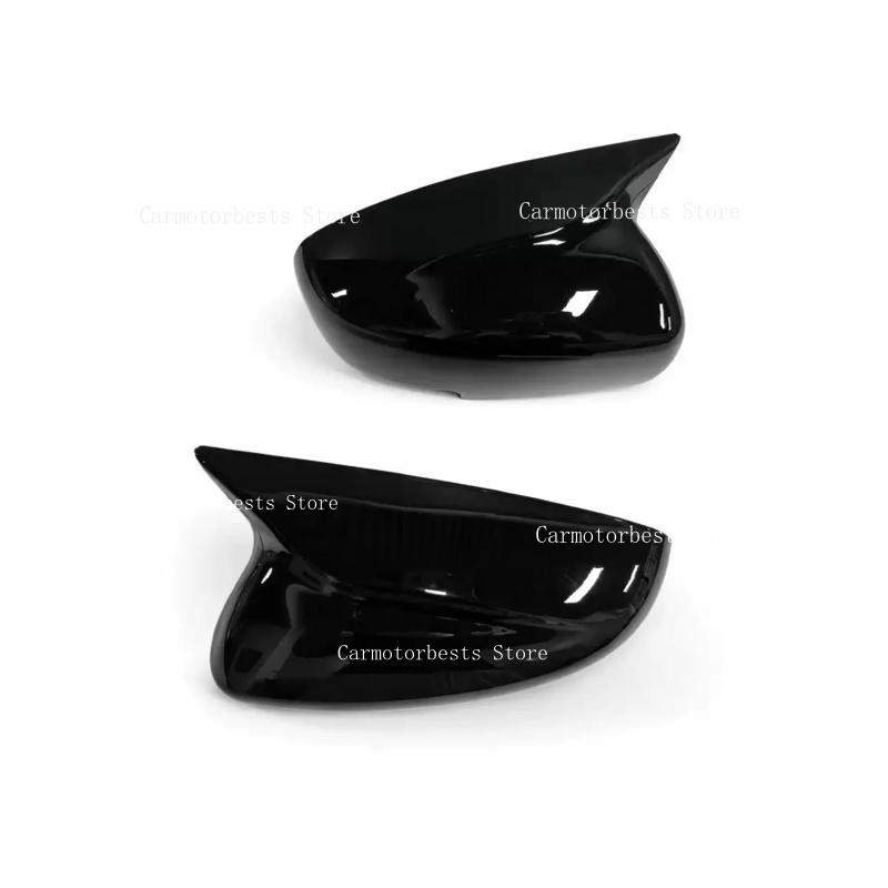 Car Rearview Side Mirror Cover Fit For Suzuki Baleno WB 2024 2025 Wing Cap Rear View Case Trim Carbon Fiber