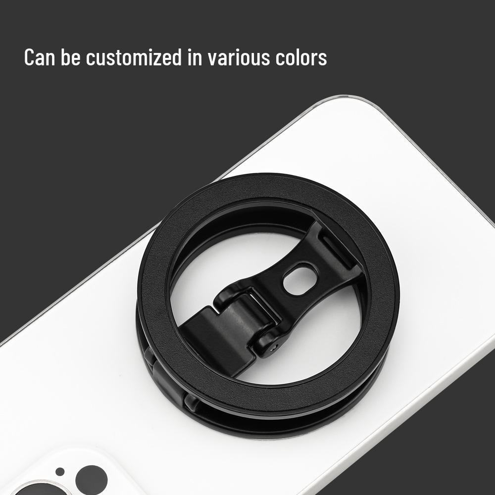 Double-Sided Magnetic Phone Holder: Multi-Functional, Strong, Foldable Stand for Convenient Viewing