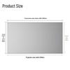 Deli MS802 100-inch 16:9 Fixed Frame Projector Screen