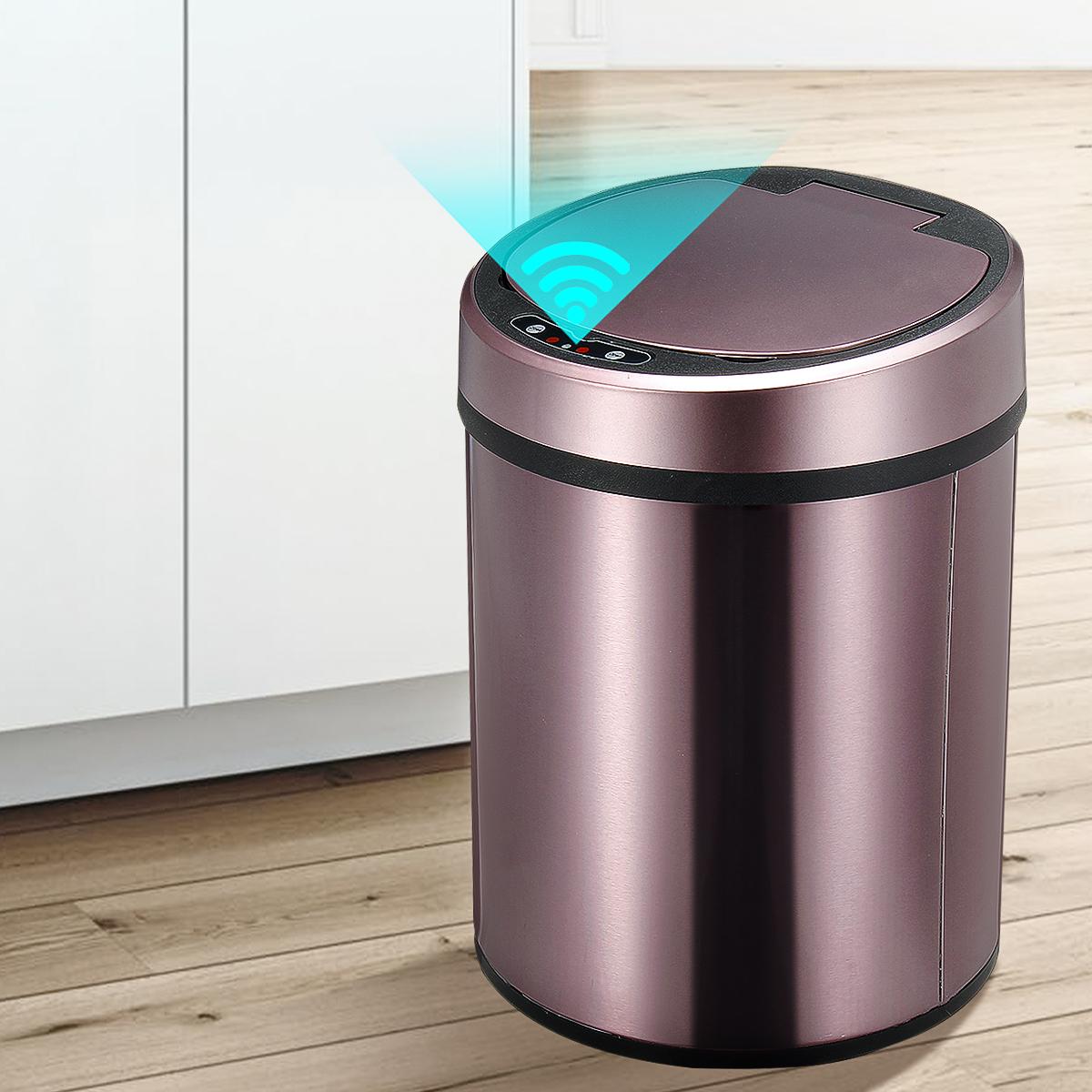 

Индукционный автоматический датчик, прямоугольный держатель для мешка для мусора, 8 л, мусорное ведро для автомобиля, мусорное ведро, компост