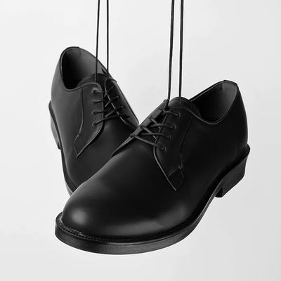 [Steps] Aris 4-Hole Derby Carbon Black [ST310] [Shipped from Korea] 100% Authentic